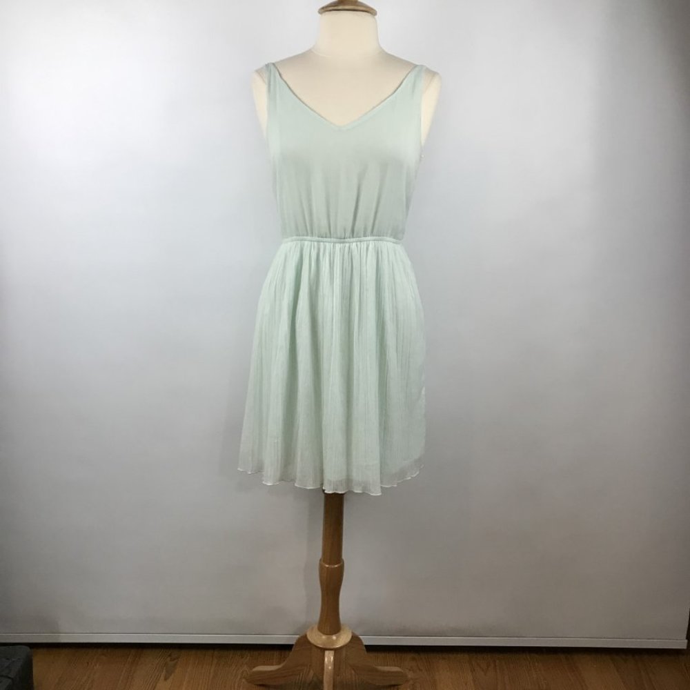 Zara Trafaluc Chiffon Pleated Sleeveless Mini - Picture 1 of 6